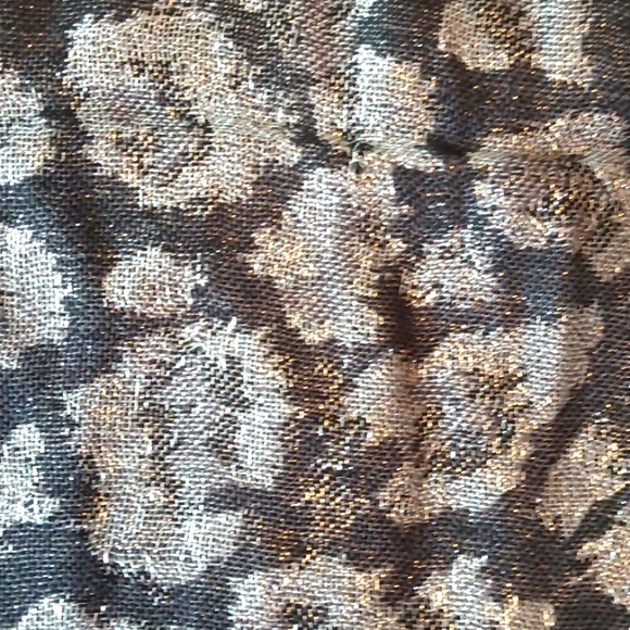 Charming Charlie's black and silver circle scarf. - Picture 7 of 9